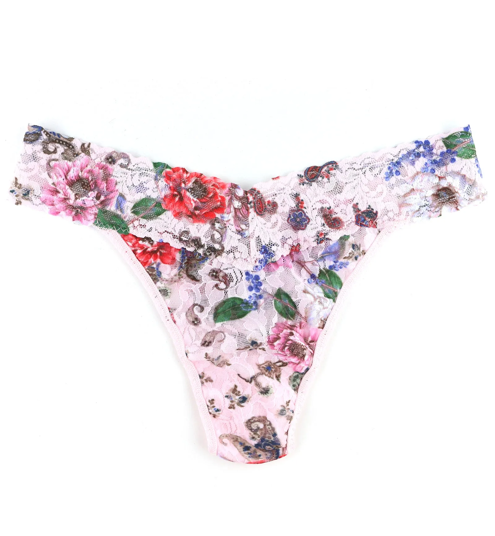 Hanky Panky Signature Lace Printed Original Rise Thong (PR4811P) - Highgrove Gardens