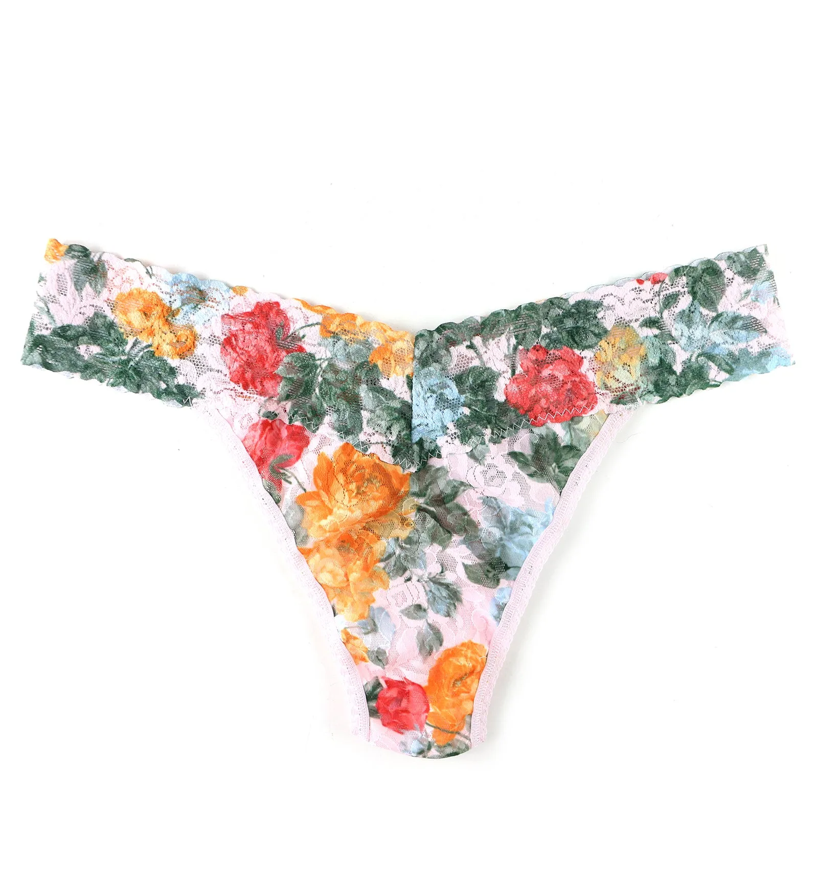 Hanky Panky Signature Lace Printed Original Rise Thong (PR4811P) - Lost Promises