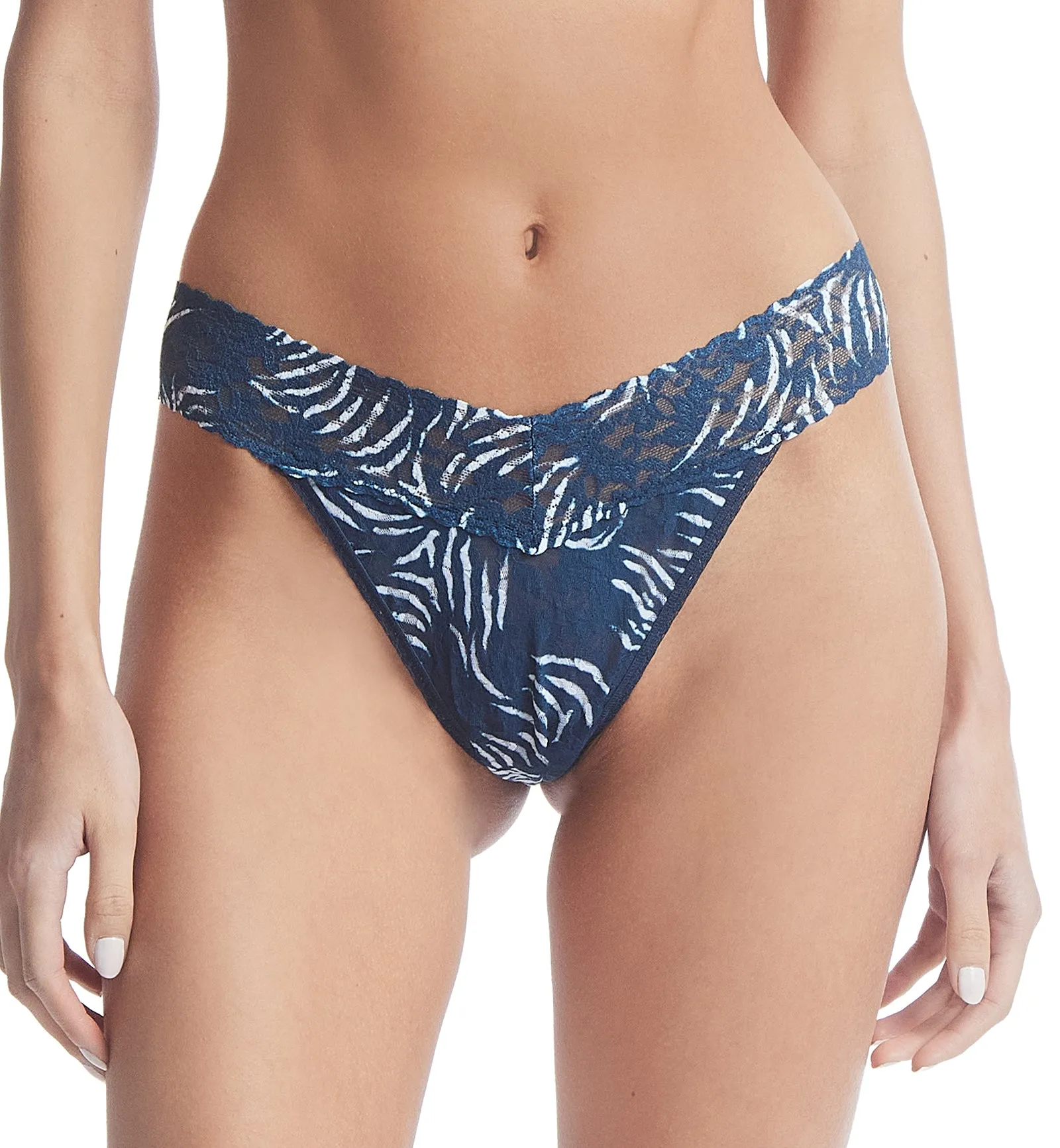 Hanky Panky Signature Lace Printed Original Rise Thong (PR4811P) - Runaway