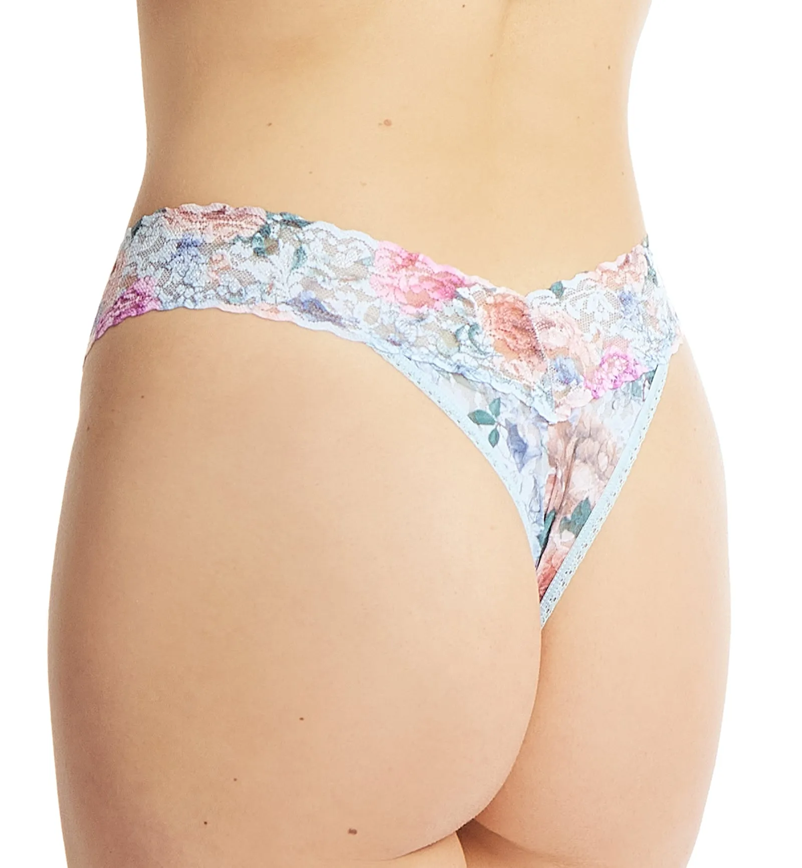 Hanky Panky Signature Lace Printed Original Rise Thong (PR4811P) - Tea for Two