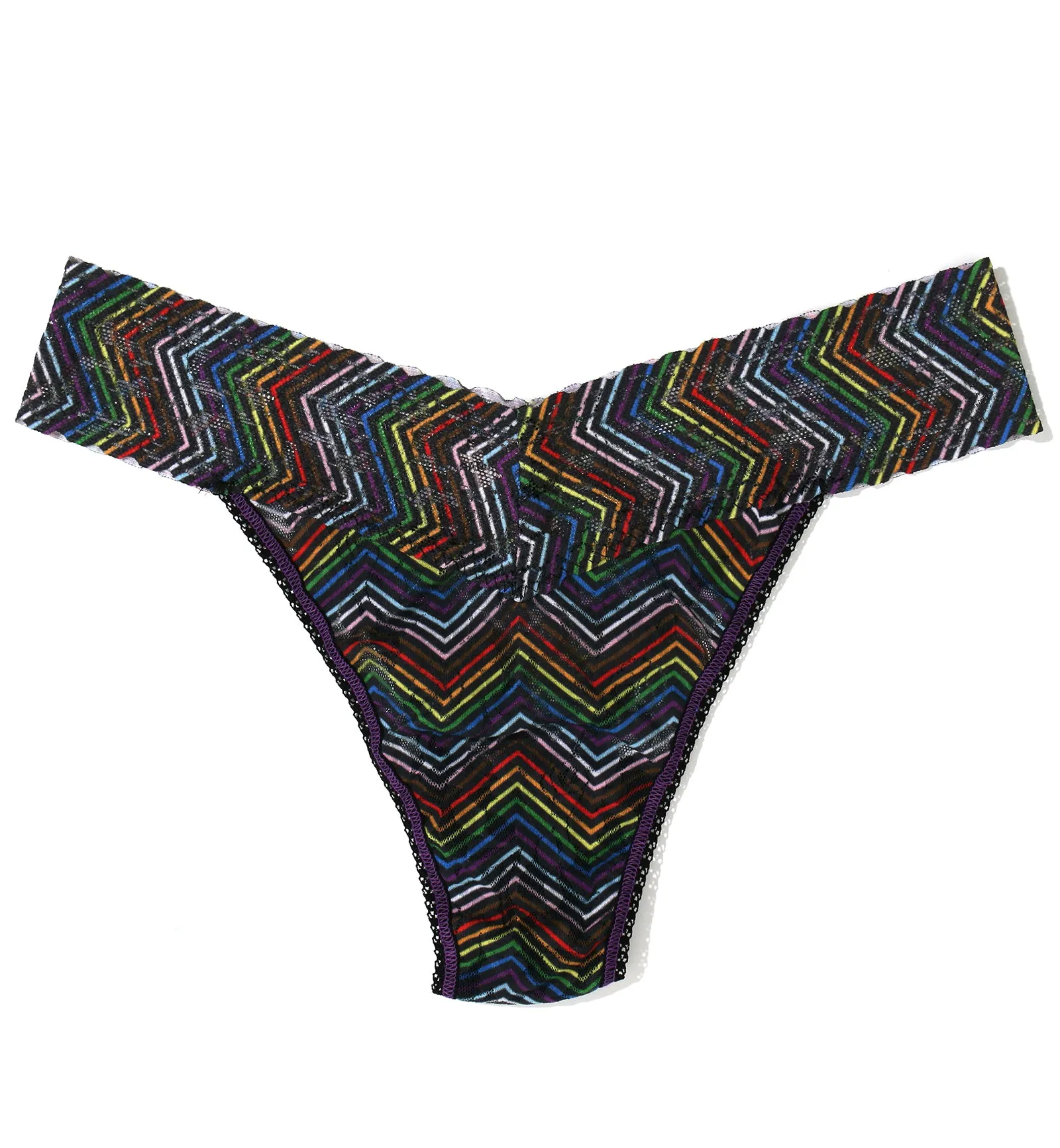 Hanky Panky Signature Lace Printed Original Rise Thong (PR4811P) - Up All Night