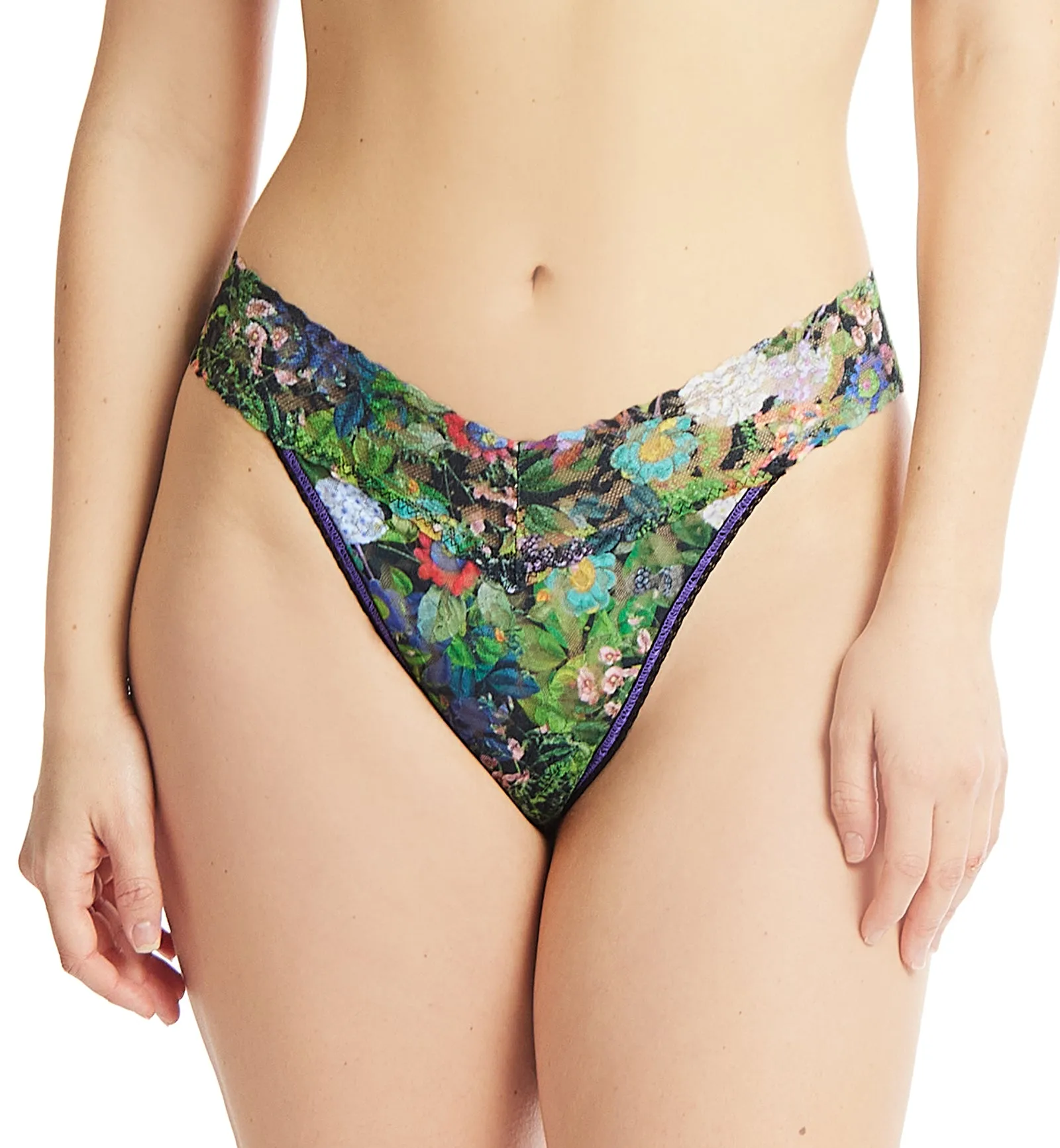 Hanky Panky Signature Lace Printed Original Rise Thong (PR4811P) - Voices On The Veranda