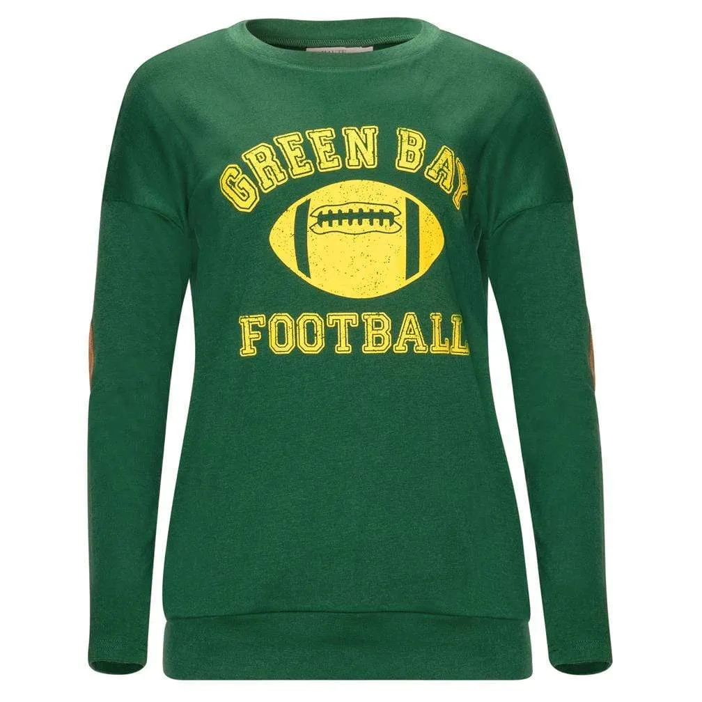 Haute Edition Women's Game Day Football Sweatshirt