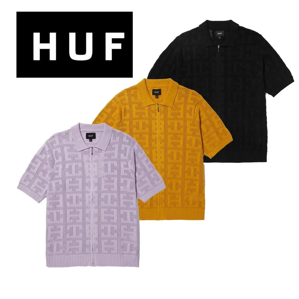 HUF  |Unisex Street Style Cotton Short Sleeves Skater Style