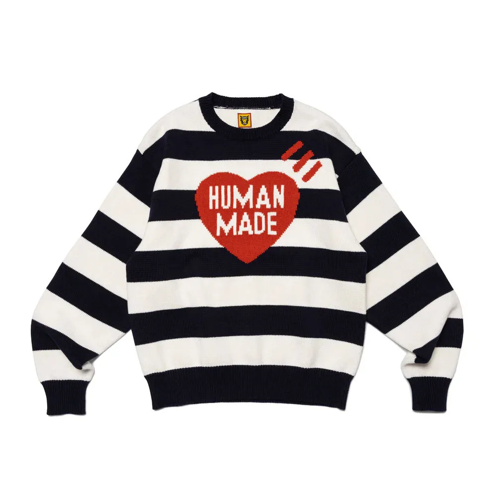 HUMAN MADE  |Unisex Street Style Collaboration Logo Sweaters