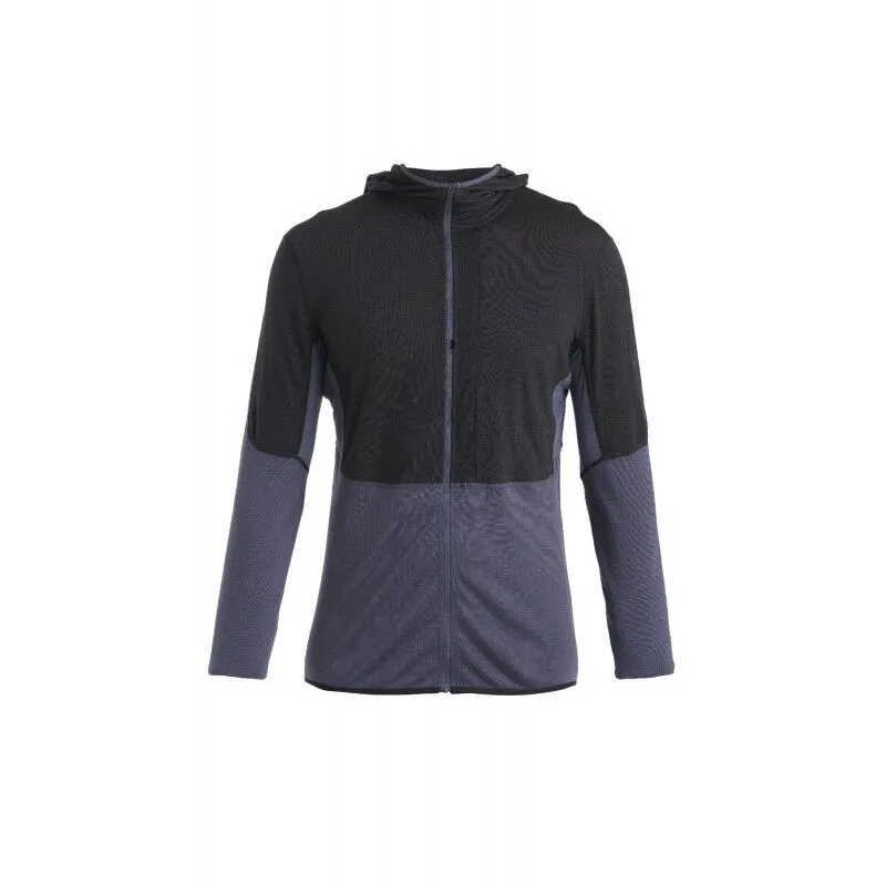 icebreaker  Merino 200 RealFleece Descender LS Zip Hoodie - Giacca in pile di merino - Uomo