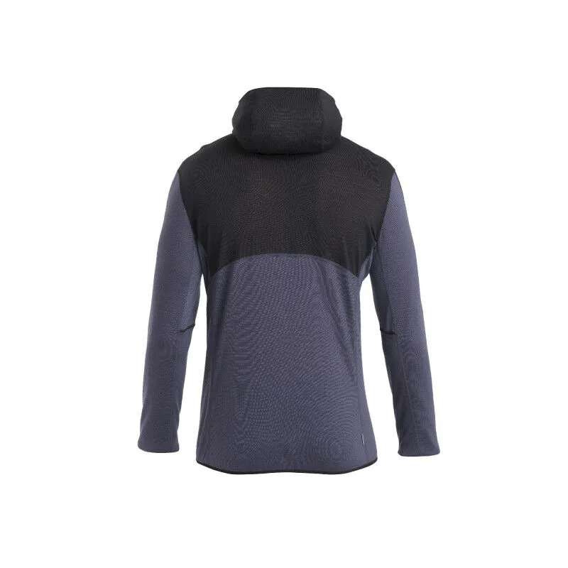 icebreaker  Merino 200 RealFleece Descender LS Zip Hoodie - Giacca in pile di merino - Uomo