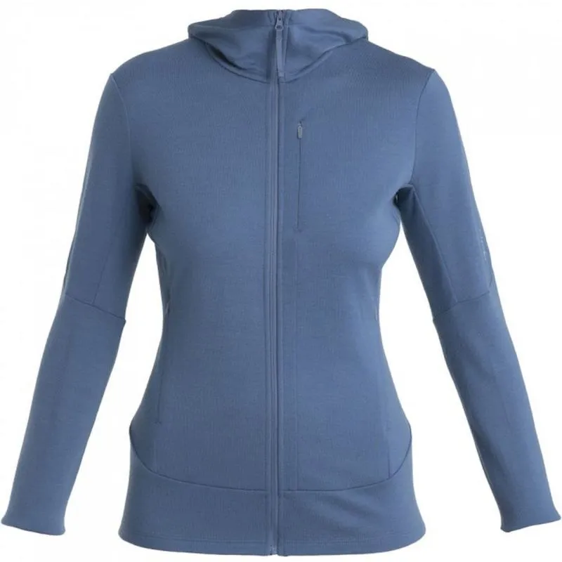 icebreaker  Merino 260 Quantum IV LS Zip Hoodie - Felpa di merino con cappuccio - Donna