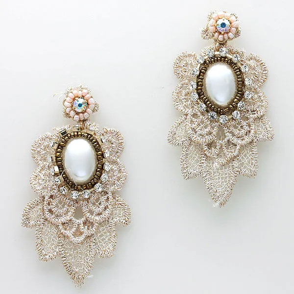 iLLASPARKZ Lace Flower Earrings