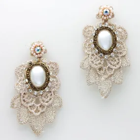 iLLASPARKZ Lace Flower Earrings