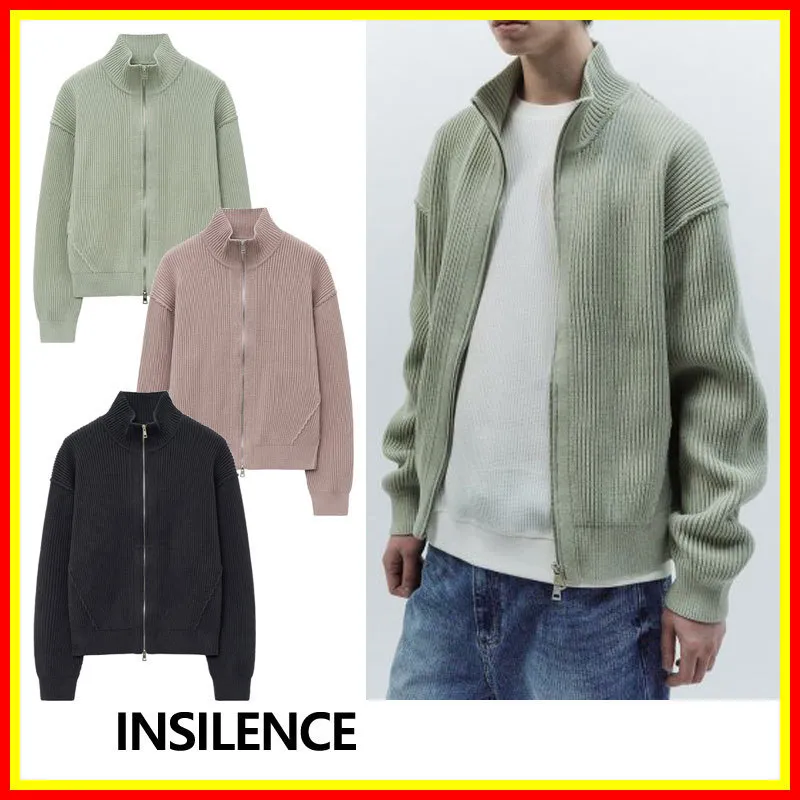 IN SILENCE  |Street Style Long Sleeves Cotton Sweaters