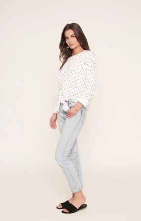 Isabella Sweater - Polka Dot