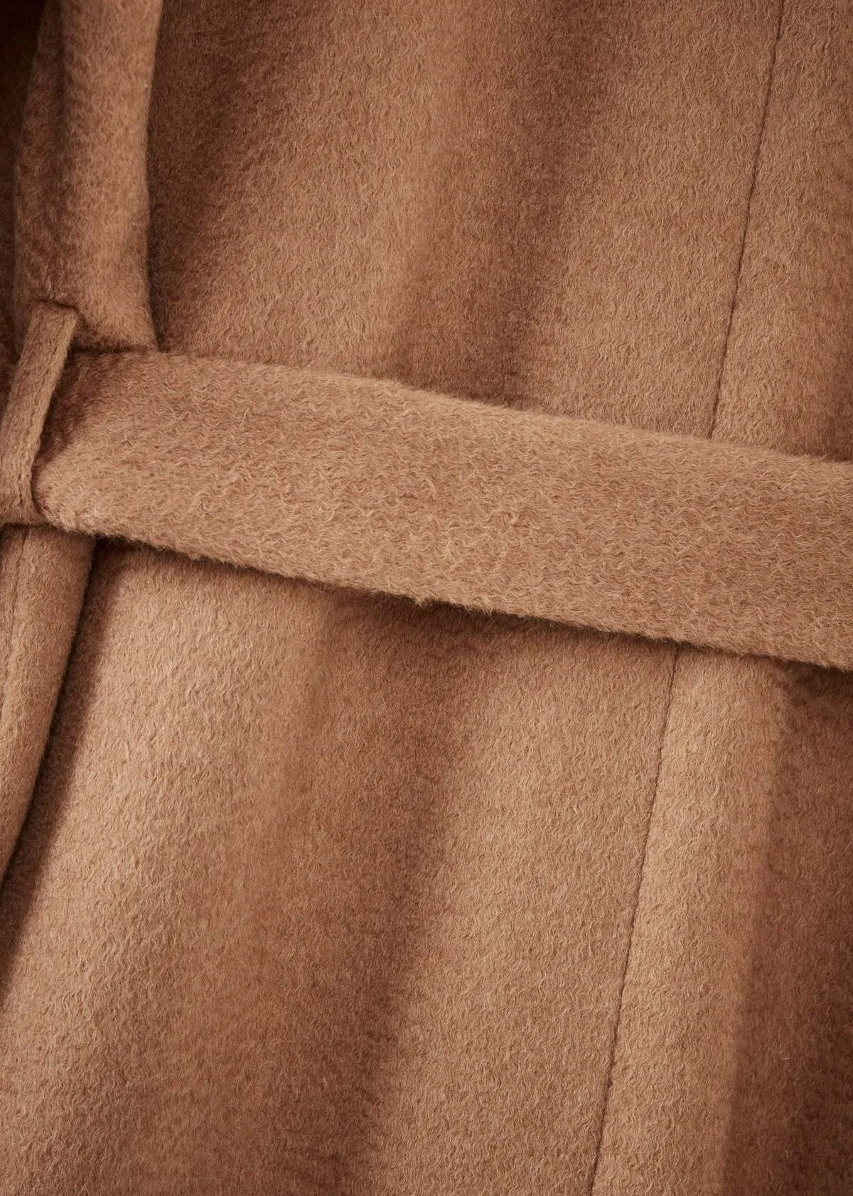 Kids Caramel Baby Hair Blanket Coat - Camel