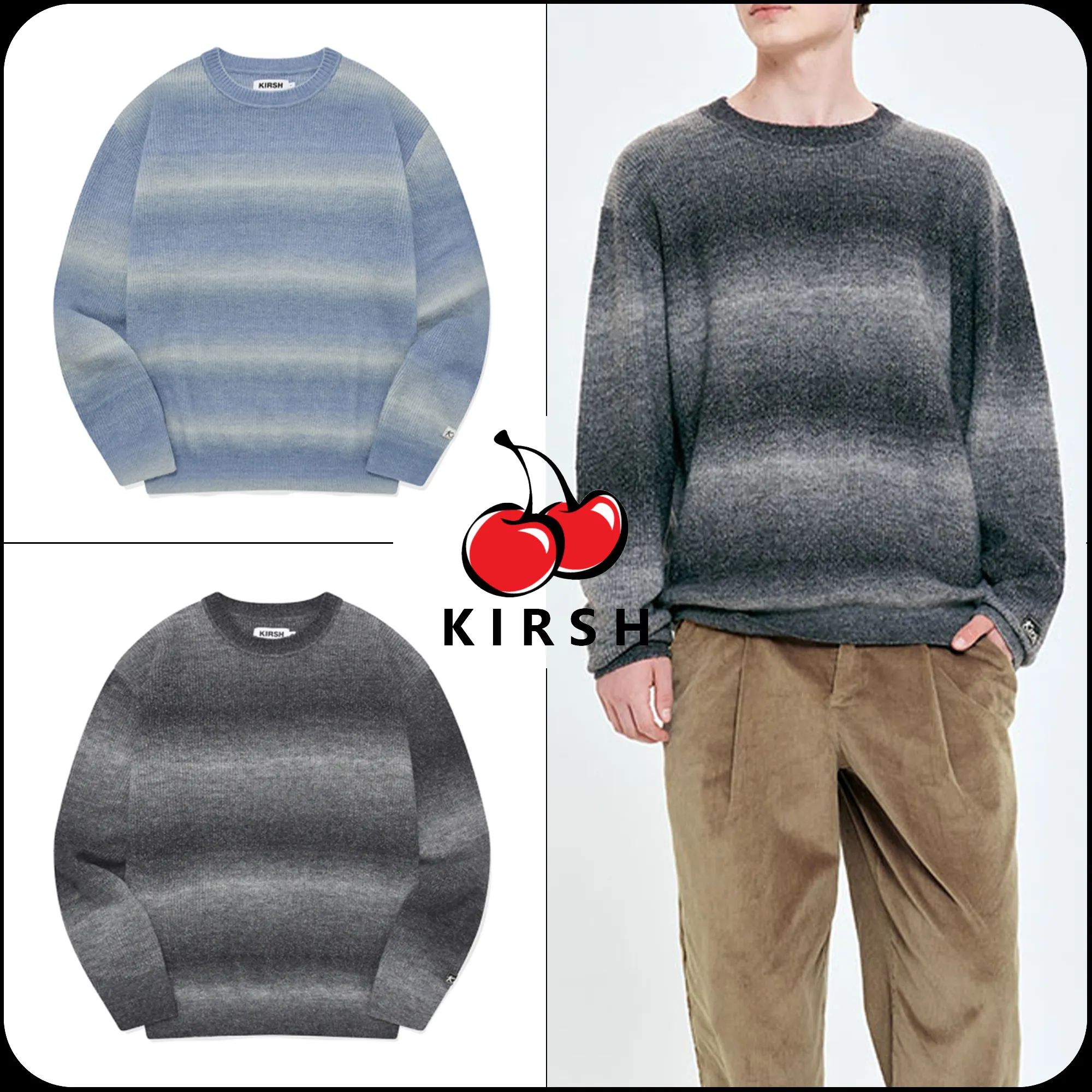 KIRSH  |[ KIRSH ]★COLLECTION MEN GRADATION KNIT