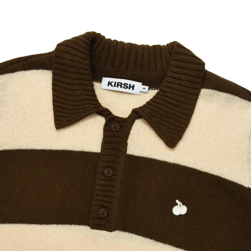 KIRSH  |[ KIRSH ]★UNI MONO CHERRY COLLAR KNIT