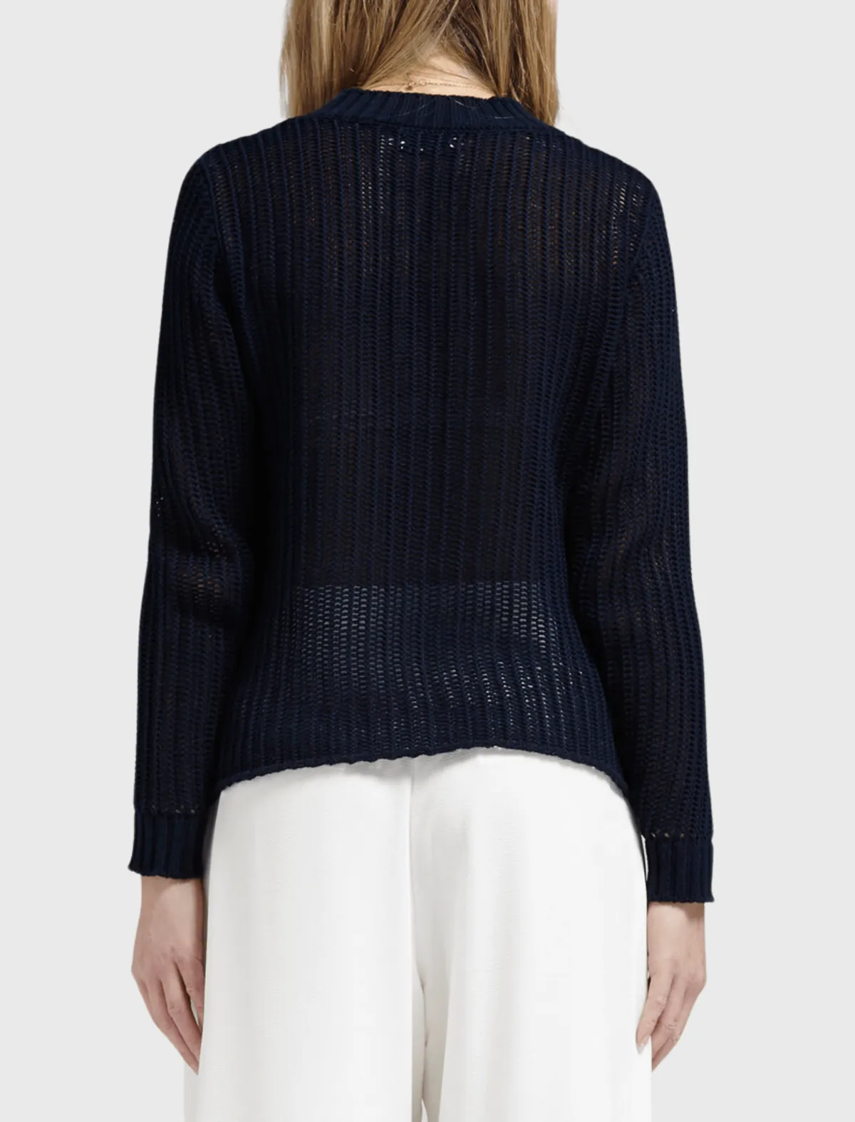 Le Oversized Sweater - Navy