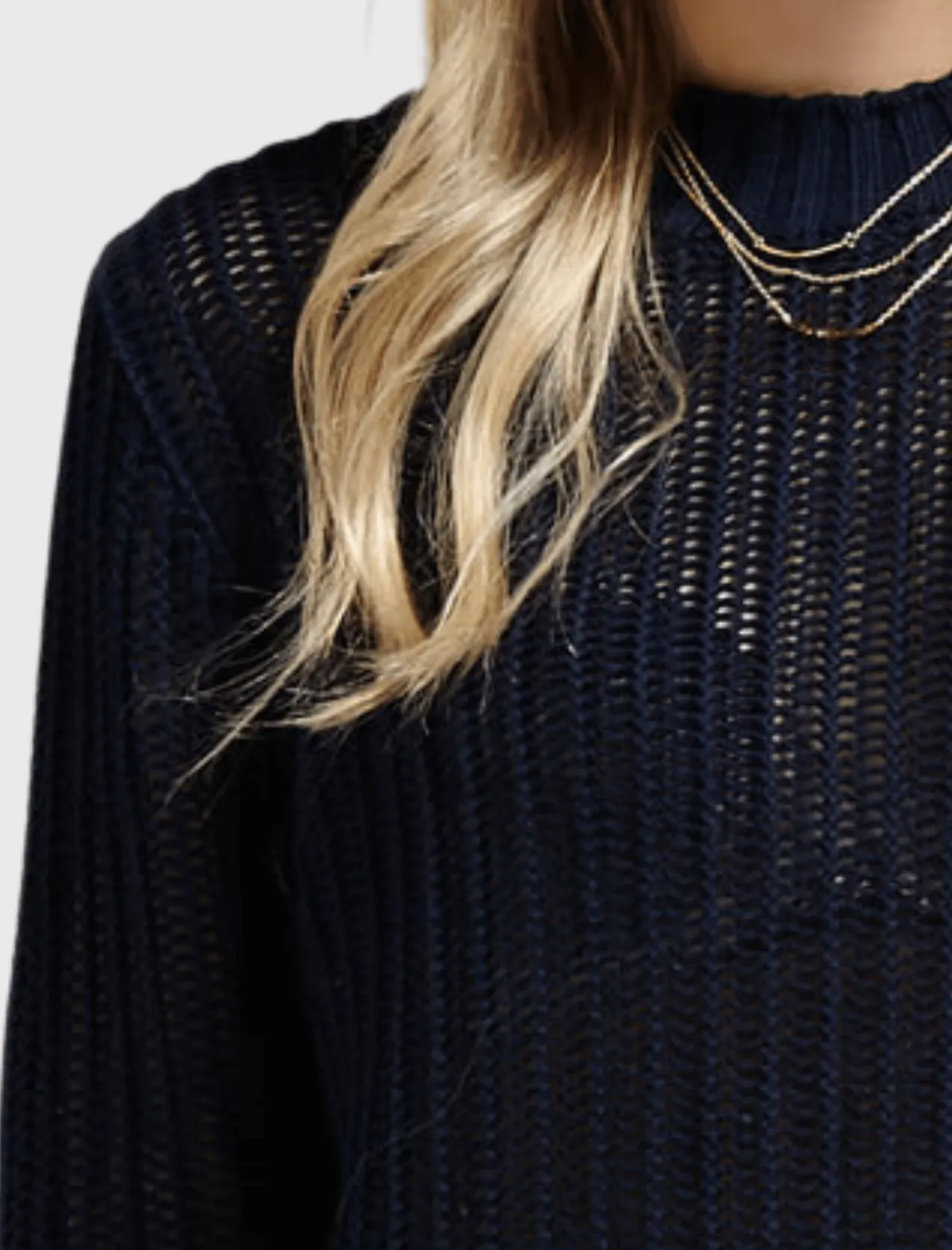 Le Oversized Sweater - Navy