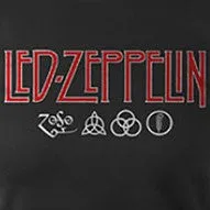 Led Zeppelin Logo & Symbols Woman's Tee