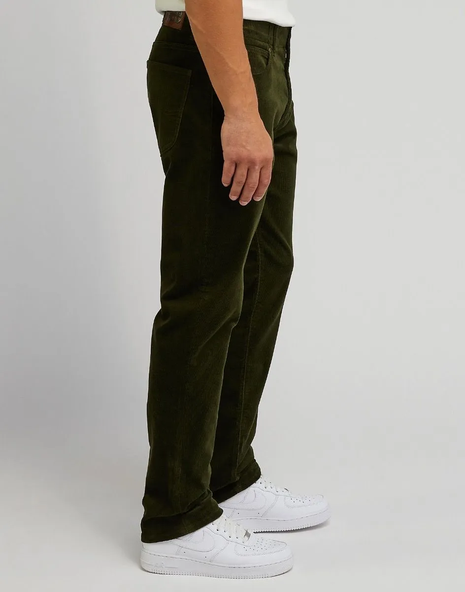 Lee Extreme Motion Straight Corduroy Jeans MVP Pesto