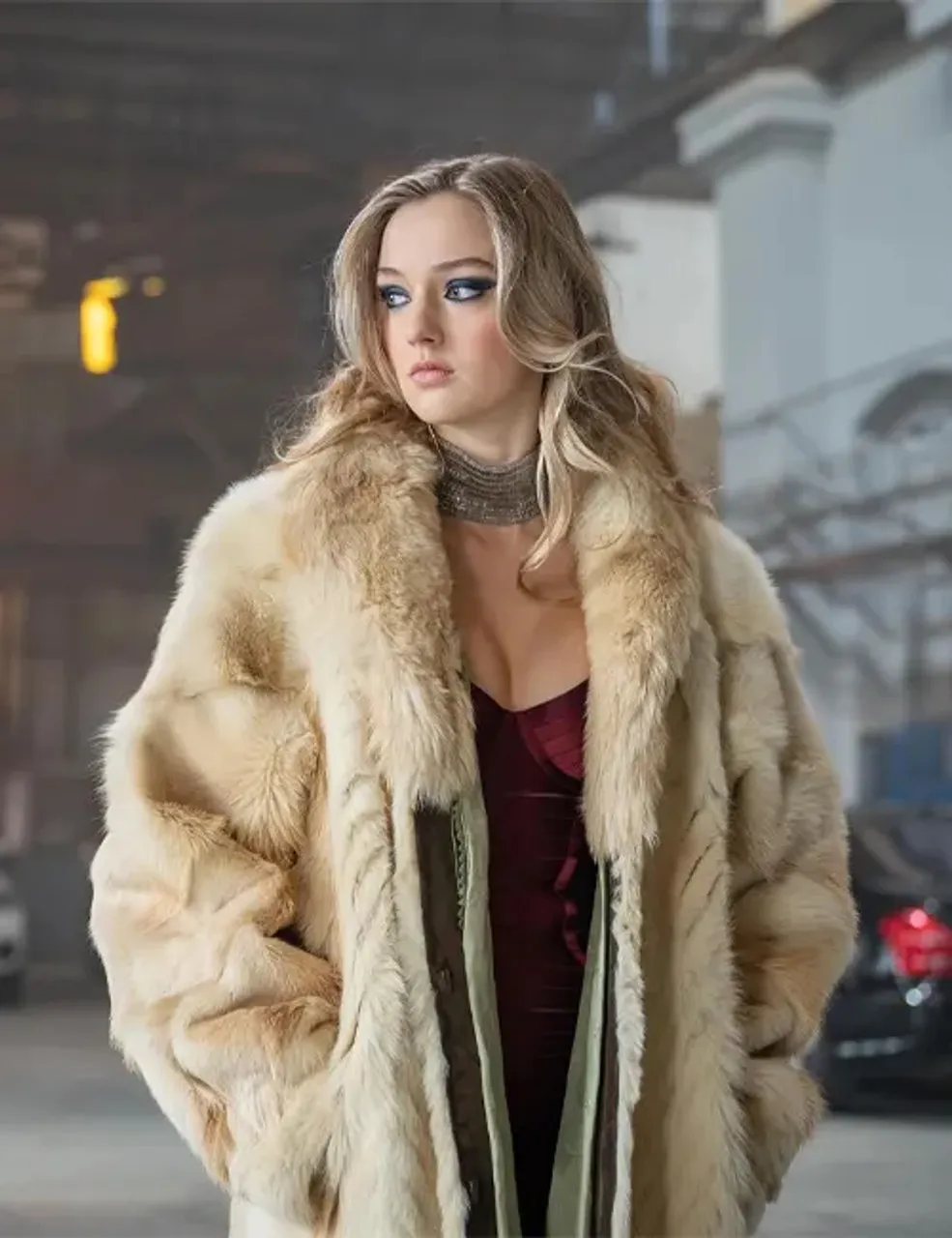 Lilly Krug April X 2024 Fur Coat