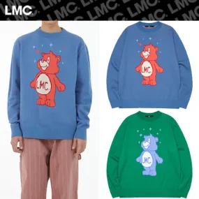 LMC  |Unisex Street Style Long Sleeves Logo Sweaters