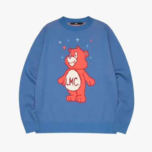 LMC  |Unisex Street Style Long Sleeves Logo Sweaters