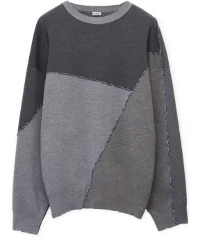 LOEWE  |Unisex Wool Long Sleeves Plain Oversized Luxury