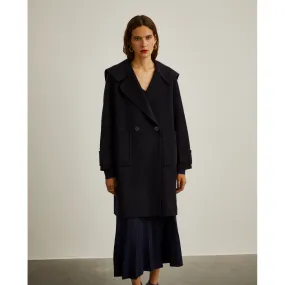 Long coat with wool