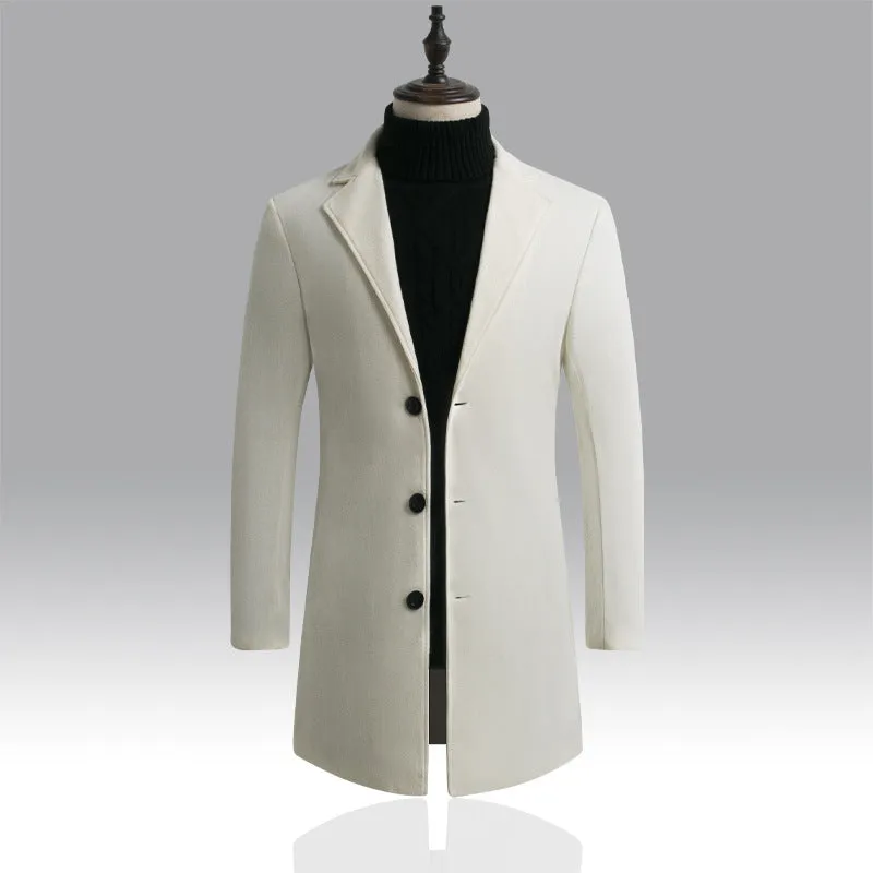 Long trench coat men's