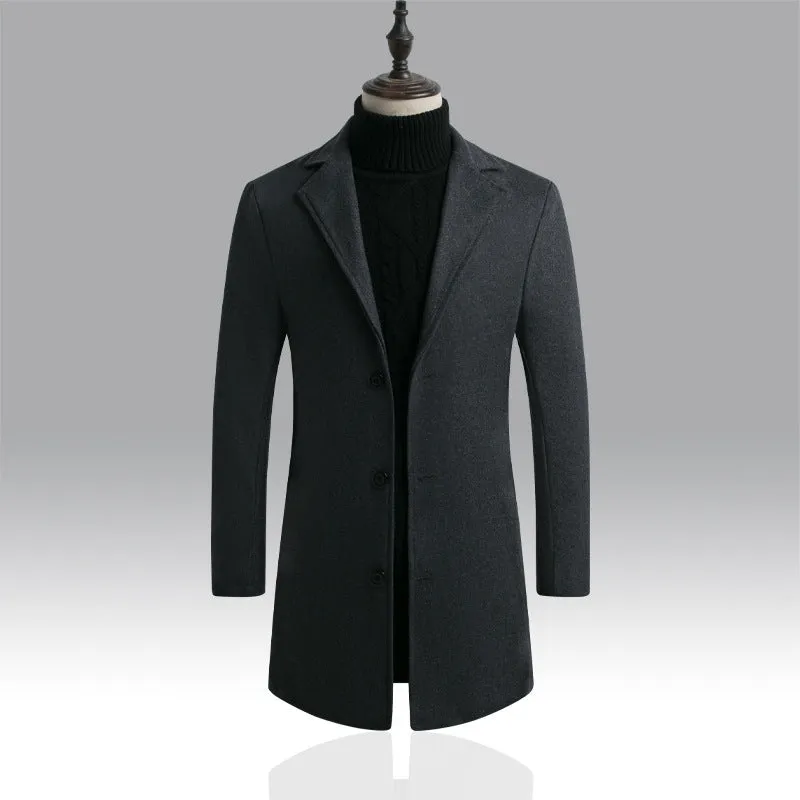 Long trench coat men's