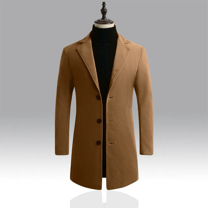 Long trench coat men's