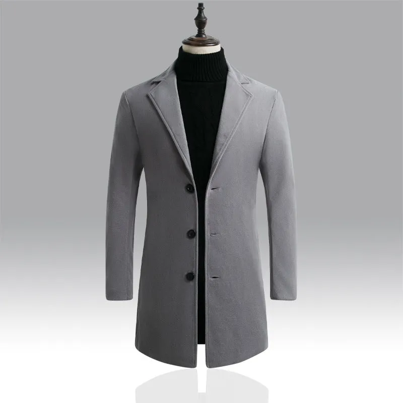 Long trench coat men's