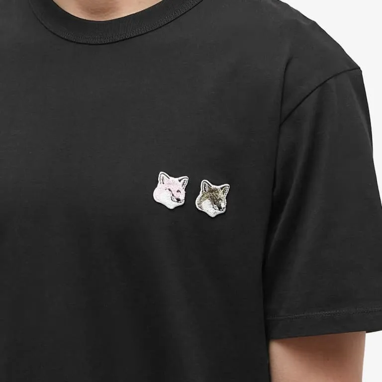 MAISON KITSUNE  |Short Sleeves Logo Designers T-Shirts