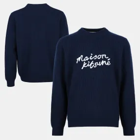 MAISON KITSUNE  |Unisex Street Style Long Sleeves Logo Designers Sweaters