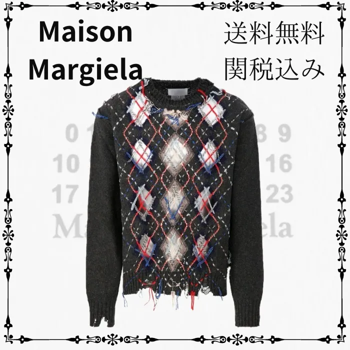 Maison Margiela  |Wool Street Style Logo Designers Sweaters