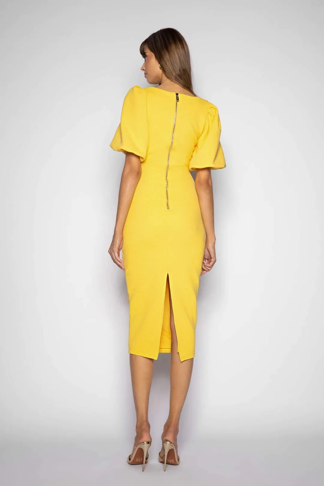 Maryanne Dress - Lemon