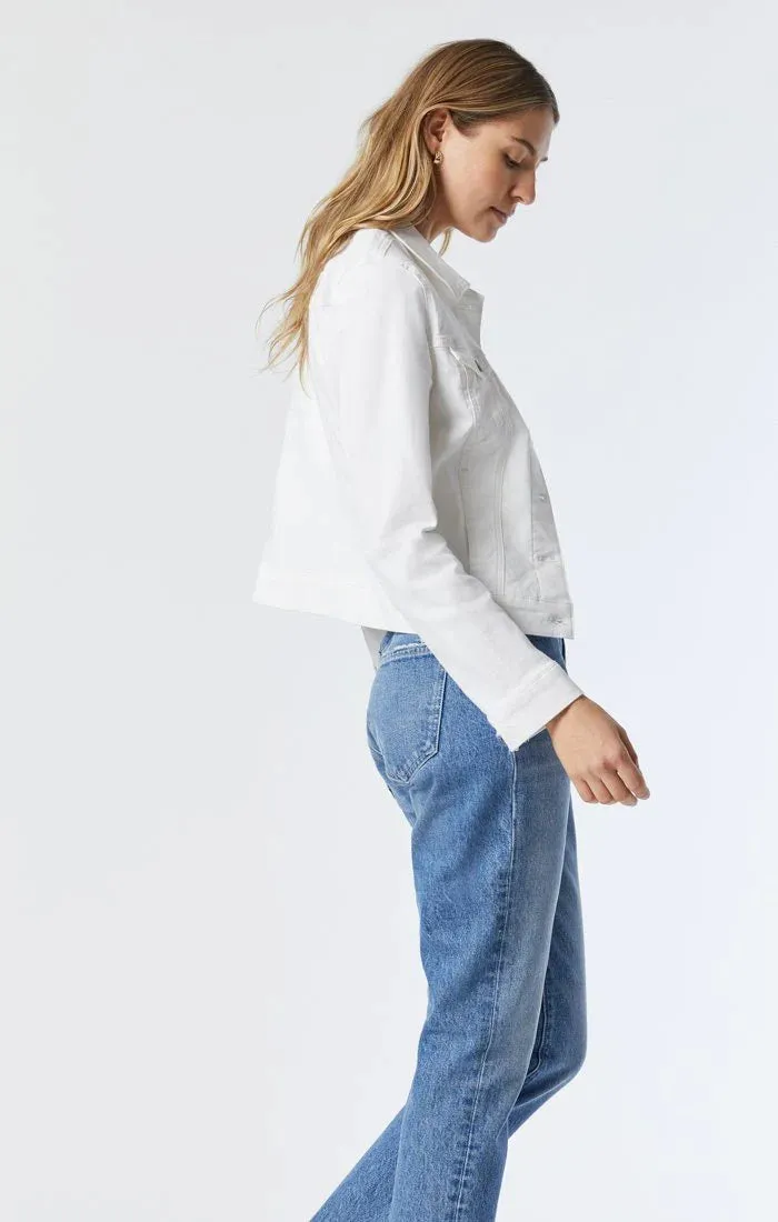 Mavi Jeans Samantha Double SuperSoft White Denim Jacket