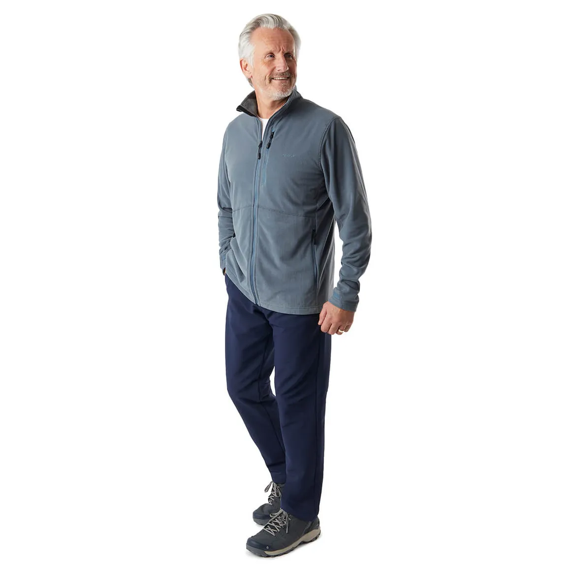 Men's Microgrid Fleece Jacket Slate Grey