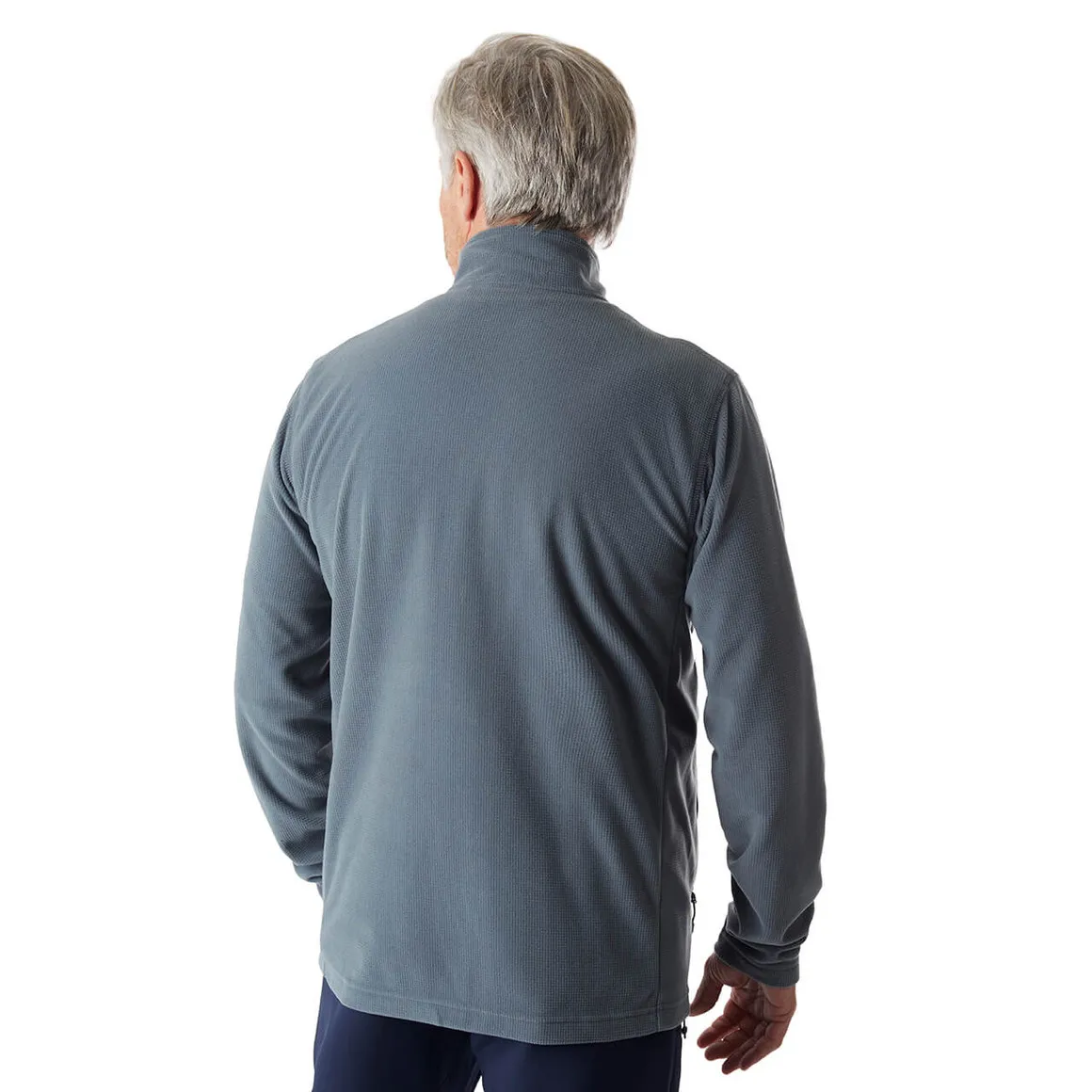 Men's Microgrid Fleece Jacket Slate Grey