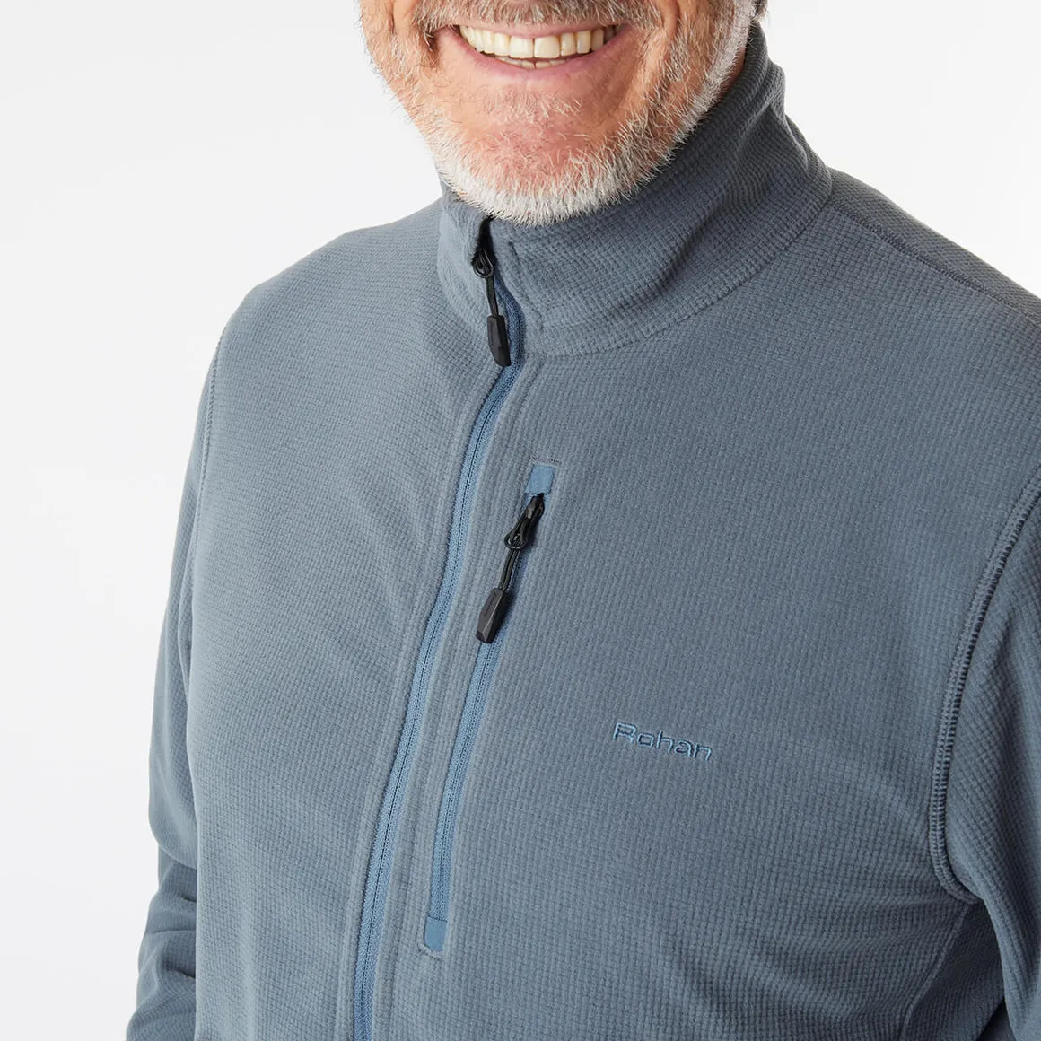 Men's Microgrid Fleece Jacket Slate Grey