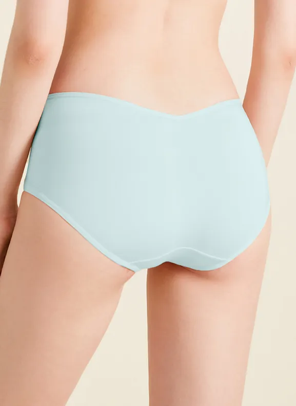 Microfiber V Back Basic Boxshort Panty S20-073155