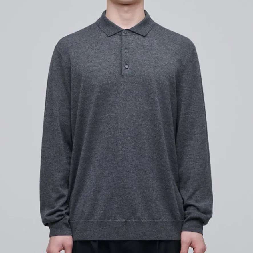 MUSINSA STANDARD  |Wool Nylon Street Style Long Sleeves Plain Sweaters