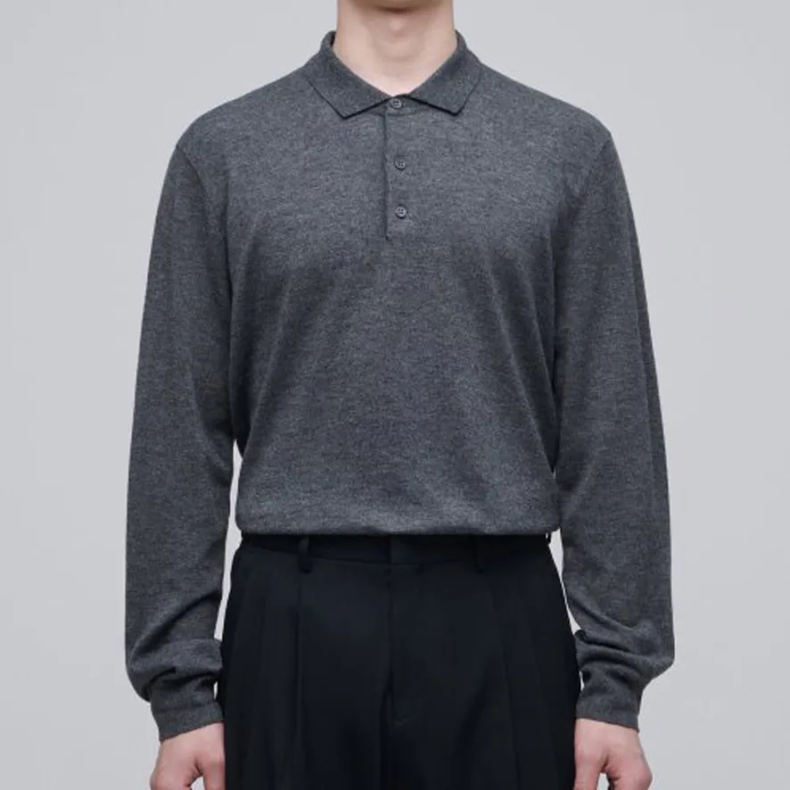 MUSINSA STANDARD  |Wool Nylon Street Style Long Sleeves Plain Sweaters