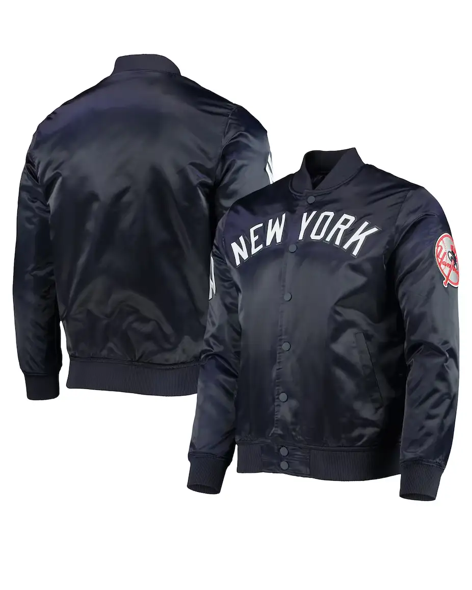 New York Yankees Satin Jacket - William Jacket