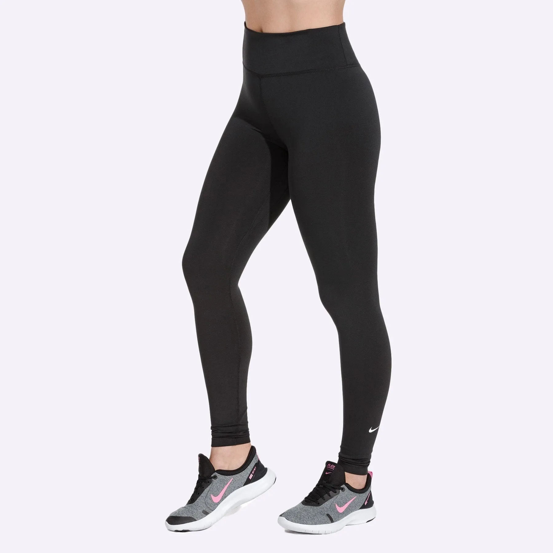 Nike - One Women's Tights - BLACK/WHITE