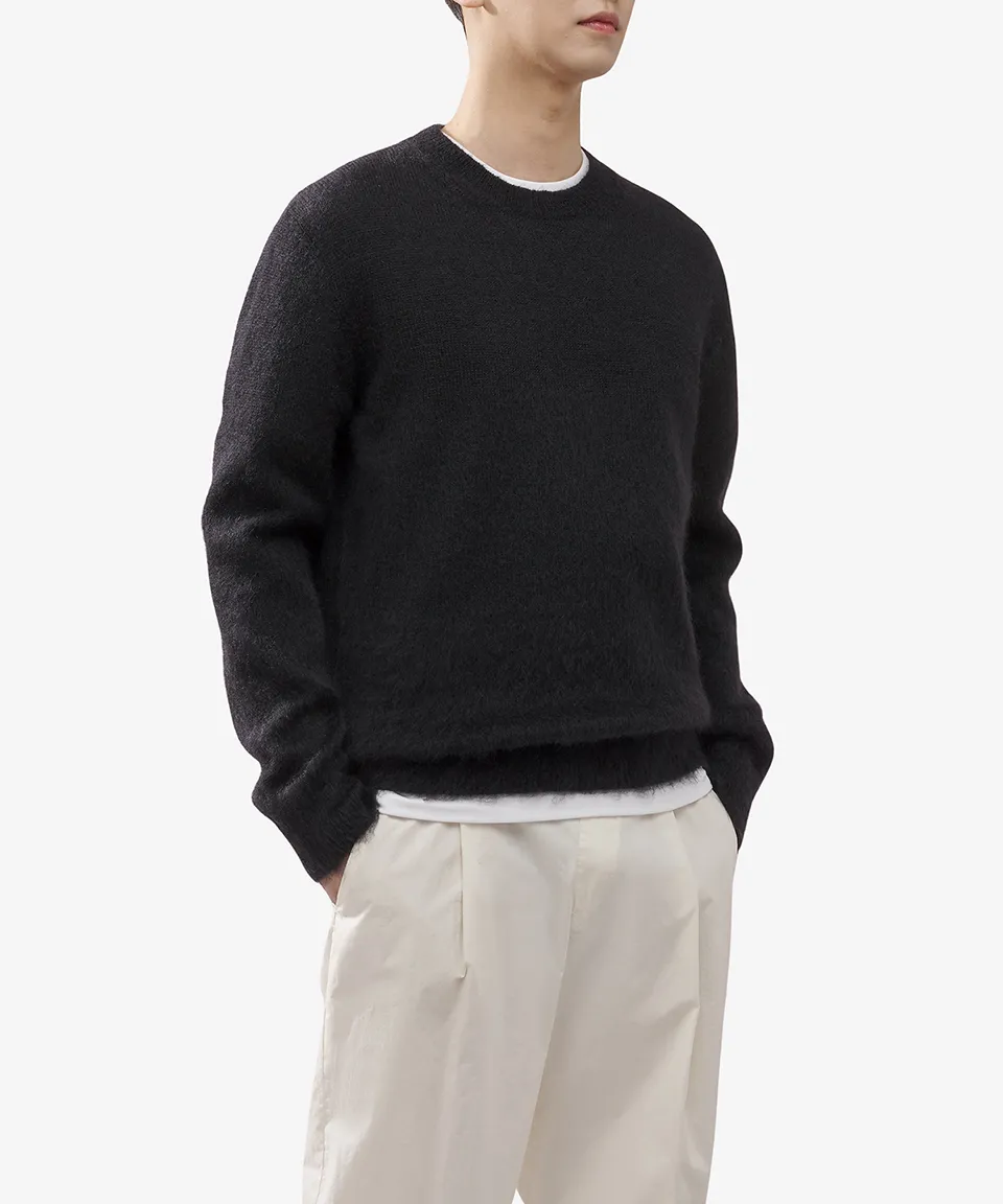 Off-White  |Street Style Long Sleeves Plain Logo Sweaters