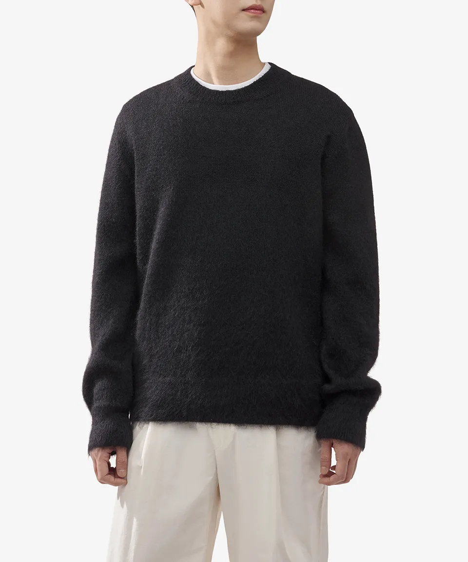 Off-White  |Street Style Long Sleeves Plain Logo Sweaters