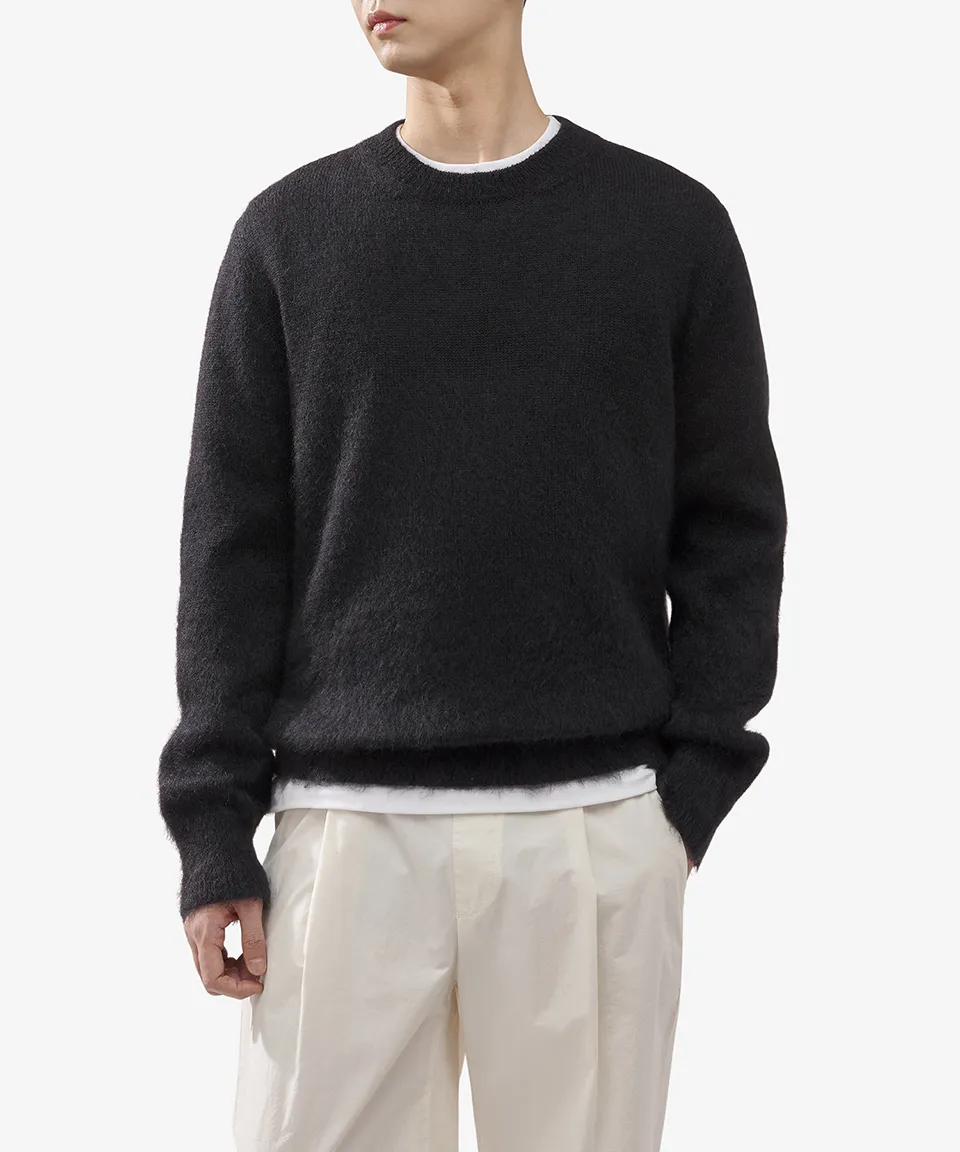 Off-White  |Street Style Long Sleeves Plain Logo Sweaters