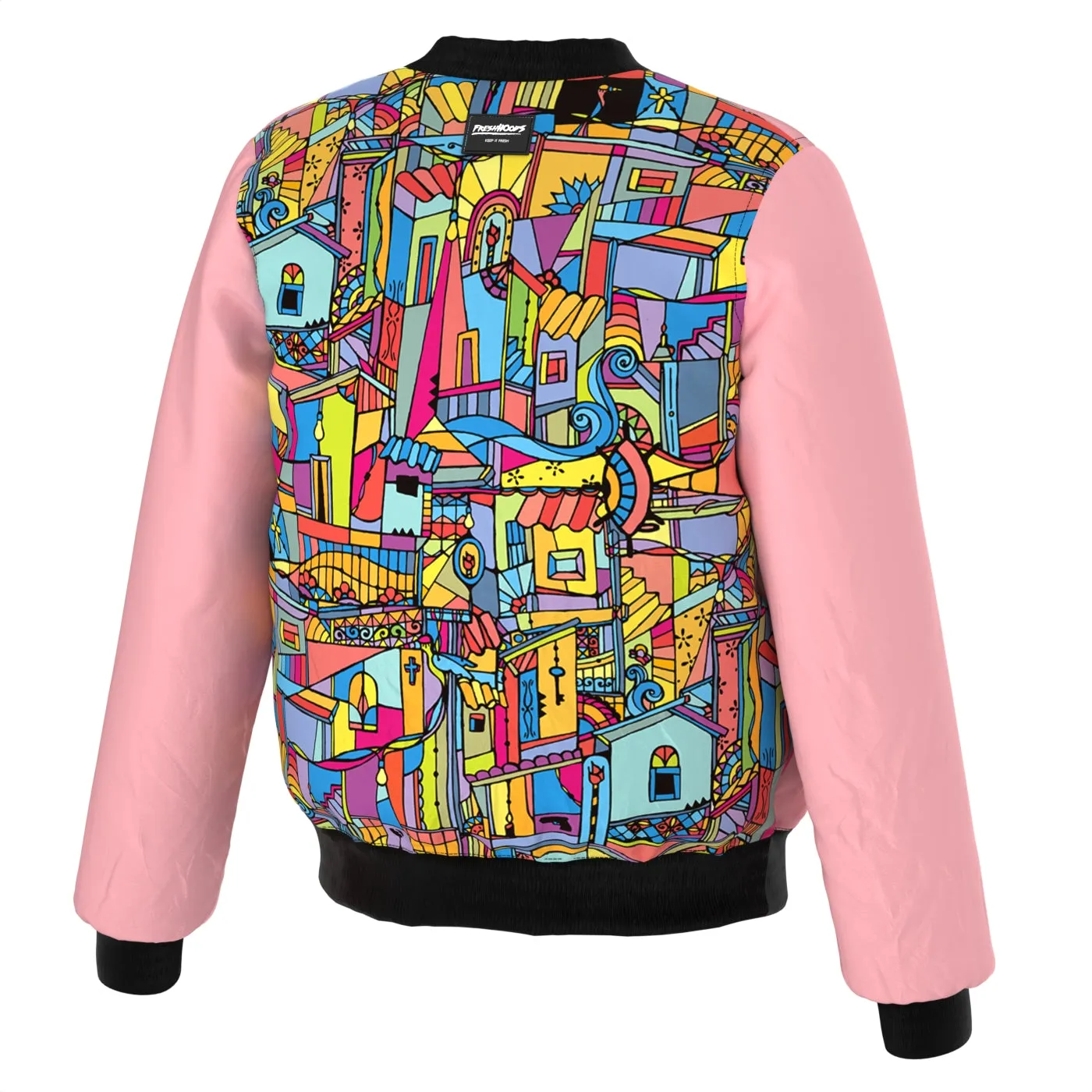 Olindo Pink Bomber Jacket