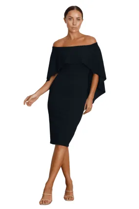 PASDUCHAS Composure Midi Dress (Dark Navy) - $249